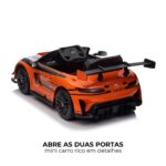 Mini Carro Elétrico 12V Mercedes Benz GT3 Licenciado Laranja BW313LR - 8