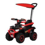 Quadriciclo Elétrico 6V Com Empurrador E Cobertura Vermelho Importway BW375VM - 1
