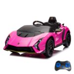 Mini Carro Elétrico 12V Lamborghini Autêntica Rosa Importway BW378RS - 1
