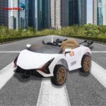 Mini Carro Elétrico 12V Com Controle Remoto Branco Importway - BW373BR - 10