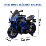 Mini Moto Elétrica 24V Azul Importway BW367AZ - 2