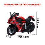 Mini Moto Elétrica 24V Vermelha Importway BW385VM - 2