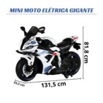 Mini Moto Elétrica 24V Branca Importway BW385BR - 2