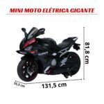 Mini Moto Elétrica Preto 24V Importway BW385PT - 2