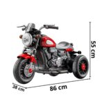 Motocicleta Recarregável  6V Vermelho BW374VM - 2