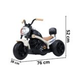 Mini Moto Elétrica 6V Bege Importway BW369BG - 2