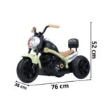 Mini Moto Elétrica 6V Verde Importway BW369VD - 2