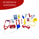 KIT Médico Infantil Azul Importway BW161AZ - 3