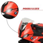 Mini Moto Elétrica Vermelho 12V BMW S1000RR Importway - BW365VM - 3