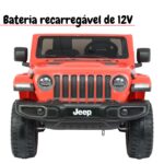 Mini Caminhonete Elétrica Jeep Gladiator Rubicon 4X4 12V Vermelho - BW272VM - 3