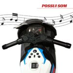Mini Moto Elétrica Branca 12V BMW S1000RR Importway - BW365BR - 4