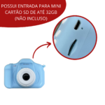 Câmera Infantil Digital Azul Importway BW169AZ - 4