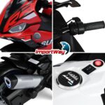 Mini Moto Elétrica 24V Vermelha Importway BW385VM - 5