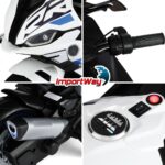 Mini Moto Elétrica 24V Branca Importway BW385BR - 5