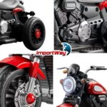 Motocicleta Recarregável  6V Vermelho BW374VM - 5