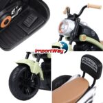 Mini Moto Elétrica 6V Verde Importway BW369VD - 5