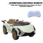 Mini Carro Elétrico 12V Com Controle Remoto Verde Importway - BW373VD - 5