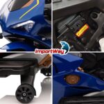 Mini Moto Elétrica 24V Azul Importway BW367AZ - 6