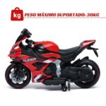 Mini Moto Elétrica 24V Vermelha Importway BW385VM - 7