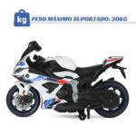 Mini Moto Elétrica 24V Branca Importway BW385BR - 7