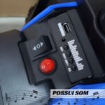 Quadriciclo Elétrico Azul Com Empurrador E Cobertura 6V Importway - BW370AZ - 7