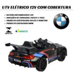 Mini Carro Elétrico 12V BMW M6GT3 Preto Importway - BW366PT - 7