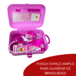 KIT Médico Infantil Rosa Importway BW161RS - 8