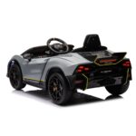 Mini Carro Elétrico 12V Lamborghini Autêntica Cinza Importway - BW378CZ - 8