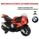 Mini Moto Elétrica Vermelho 12V BMW S1000RR Importway - BW365VM - 8