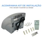 Secador De Mãos Automático Sensor 220V 12m/s 1500W Cinza - IWSMA1202CZ - 6