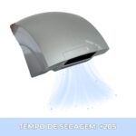 Secador De Mãos Automático Sensor 220V 12m/s 1500W Cinza - IWSMA1202CZ - 7