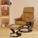 Poltrona Reclinável Com Massagem, Aquecimento e Suporte Para Pés Caramelo - IWM001CM - 2