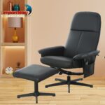 Poltrona Reclinável Com Massagem, Aquecimento e Suporte Para Pés Preto - IWM002PT - 2