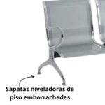 Banco Longarina 4 Lugares - IWBL4002 - 4