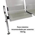 Banco Longarina 4 Lugares - IWBL4002 - 7