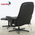 Poltrona Reclinável Com Massagem, Aquecimento e Suporte Para Pés Preto - IWM002PT - 8