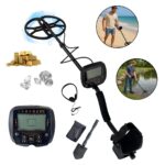 Detector De Metal Até 3M Profundidade C/ Pilha, Pá Dobrável E Fone De Ouvido - IWDM010 - 1