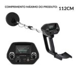 Detector Metal Até 1,5m Profundidade C/Pilha, Pá e Fone de Ouvido - IWDM008 - 2