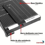 Guilhotina de Papel 10 Folhas A4 Preta - IWGPA410PT - 3