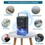 Desumidificador de Ar Lâmpada Ambiente Preto 1400ml - IWDA004PT - 4