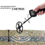 Detector De Metal Até 3M Profundidade C/ Pilha, Pá Dobrável E Fone De Ouvido - IWDM010 - 4
