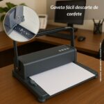 Encadernadora Perfuradora 46 Furos 12 Folhas - IWE005 - 4