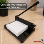 Guilhotina Papel 400 Folhas A4 Preta - IWGPA4400PT - 4