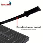 Guilhotina de Papel 10 Folhas A4 Preta - IWGPA410PT - 5