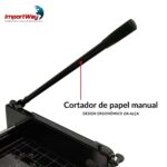 Guilhotina Papel 400 Folhas A4 Preta - IWGPA4400PT - 5
