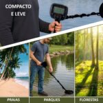 Detector De Metal Até 3M Profundidade C/ Pilha, Pá Dobrável E Fone De Ouvido - IWDM010 - 7