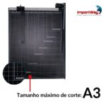 Guilhotina de Papel 10 Folhas A3 Preta - IWGPA310PT - 7