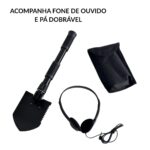 Detector De Metal Até 3M Profundidade C/ Pilha, Pá Dobrável E Fone De Ouvido - IWDM010 - 8