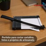 Guilhotina de Papel 10 Folhas A4 Preta - IWGPA410PT - 8