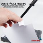 Guilhotina de Papel 10 Folhas A3 Preta - IWGPA310PT - 8